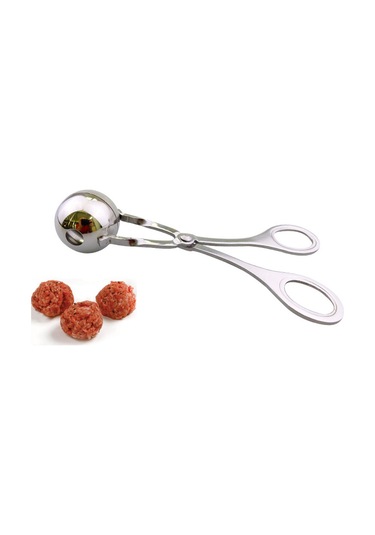 Ranyeek Stainless Steel Et Topu Kaşığı - 16.5cm Geliştirilmiş Kuru Toplama Ve Şekillendirme Aleti Diğer