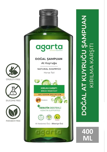 Agarta At Kuyruğu Şampuanı Pompalı 400 ML