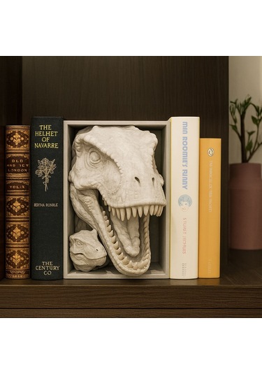 T-rex Kitaplık Dekoru