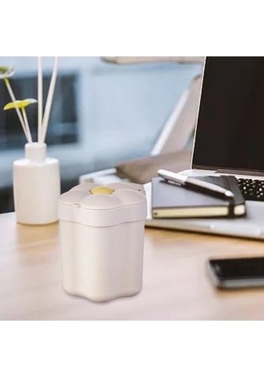 Pazly Suntek Sevimli Ofis Masaüstü Kutusu Için Ev Çöp Beyaz Banyosu Ri Beyaz