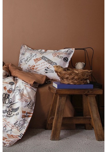 Voyager 210 Tc 83 Tel Dijital Pamuk Saten Tek Kişilik Nevresim Takımı Çok Renkli