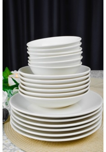 Hayal 18 Parça 6 Kişilik Porselen Yemek Takımı