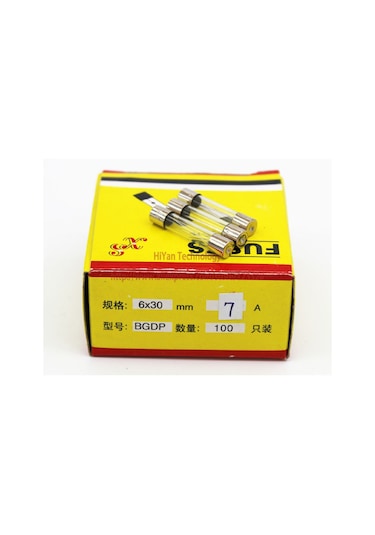 Bgdp 6x30-2a/100 ,2a 100-adet Cam Sigorta
