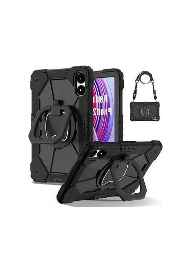 Maoyaya Redmi Pad Pro 12.1 İnç Kılıf, 360 Derece Kolçaklı, Taşıma Kolçaklı Koruyucu