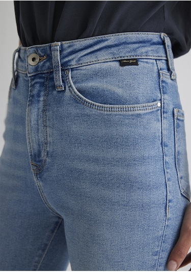 Mavi - Serenay Yıkamalı Gold Shape Jean Pantolon 100980-80533 Mavi Mavi - Serenay Yıkamalı Gold Shape Jean Pantolon 100980-80533 Mavi