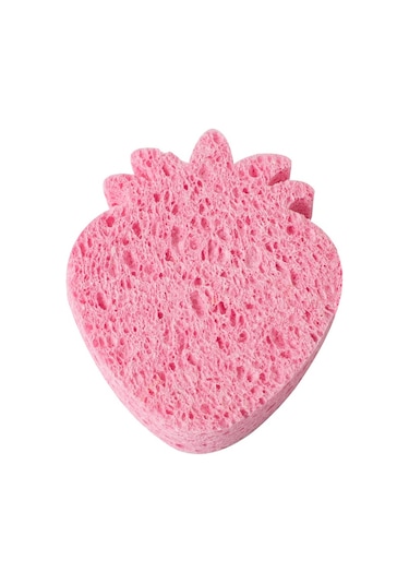 Wee Baby Doğal Selülozik Banyo Süngeri 915 Pembe Çilek