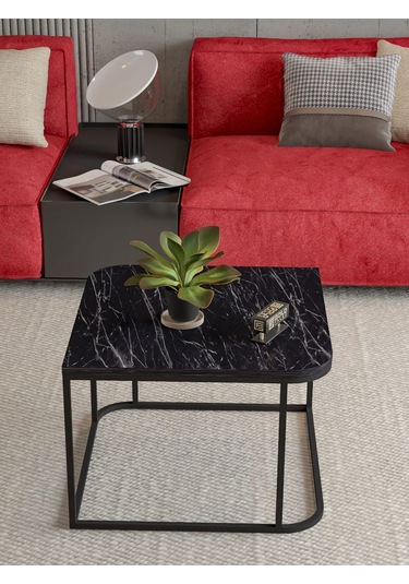 Orta Sehpa Tekli Damla Bendir Siyah