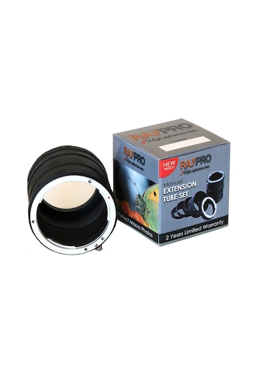 Raypro Manuel Makro Uzatma Tüpü Seti Sony A Mount Uyumlu