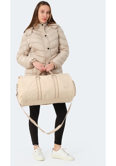 Forelli TRAVELLER Unisex  Krem Seyahat Çantası