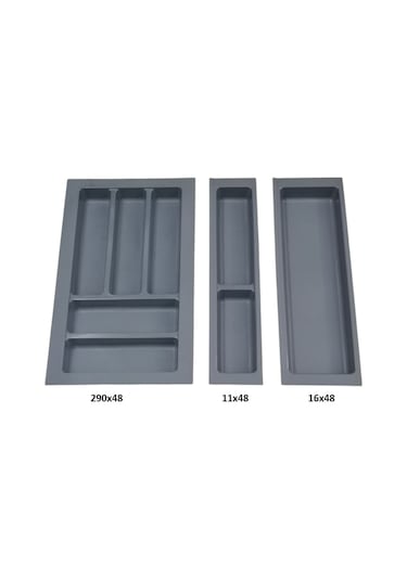 Mutfak Çekmece Içi Kaşıklık Düzenleyici 54 cm X 48 Cm (yanlar Ve Boydan 4,5 cm Kesilebilir)