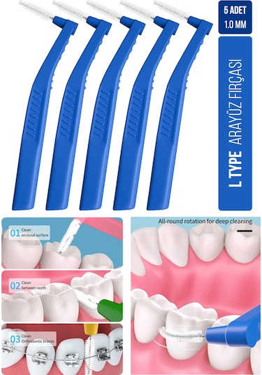 Oral White Arayüz Fırçası Mavi 1.0 Mm Cleaning Pro 5 Adet