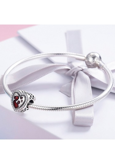 S925 Ayar Gümüş Büyük Anneler Aşk Boncuk Dıy Bilezik Aksesuarları Çok Renkli