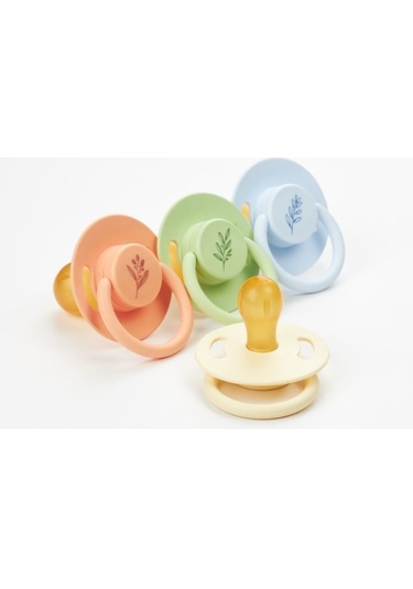 Wee Baby Pure Kauçuk Uçlu Emzik Karma Renk 18+ Çok Renkli