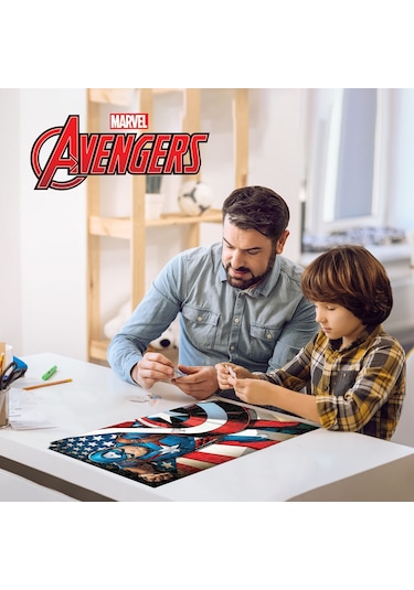 Prime 3d - Captain America 300 Parça Puzzle 35584 - Metal Kutu
