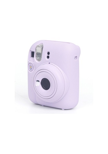 Instax Mini 12 Makine Uyumlu Lila Koruyucu Silikon Kılıf