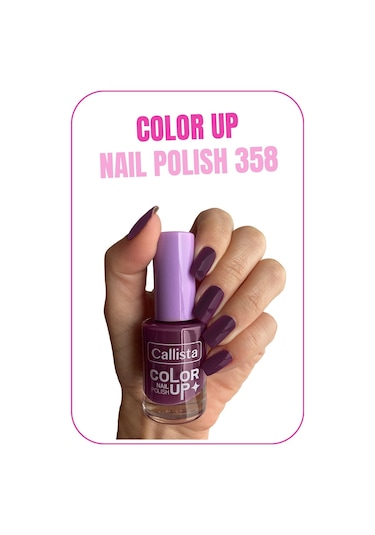 Callista Color Up Nail Polish Oje 358 Stole The Show - Mor
