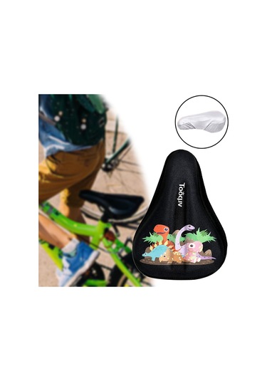 Suntek Çocuk Bisikleti Koltuk Minderi Örtüsü Küçük Siyah-s Siyah