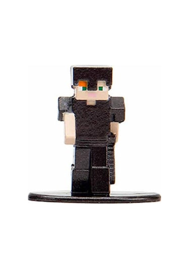 Minecraft Nano Tekli Metal Figür Alex In Netherite Armor