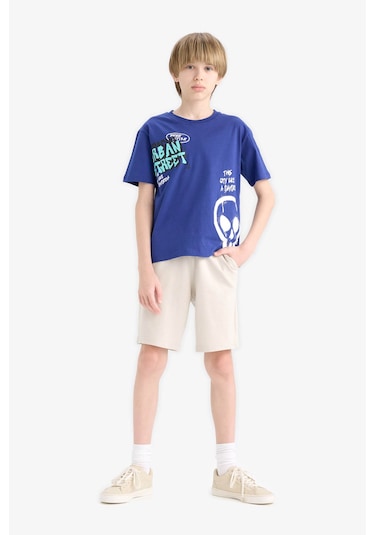 Defacto Taş Erkek Çocuk Şort B5867a8/gr525 Taş