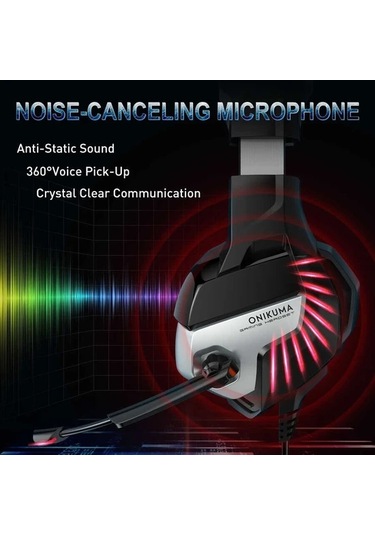 Onikuma K5 Pro Mikrofonlu Kulak Üstü Kulaklık