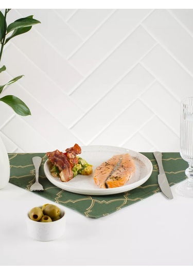 Magistro Urban Kenarlı Porselen Yemek Tabağı, D 22 Cm 102233711 Beyaz