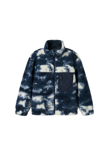 Name It Nkmmilou Teddy Unisex Çocuk Ceket 13243961 Lacivert