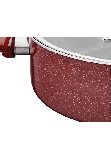 Taç Granit Teflon Basık Tencere 22 CM
