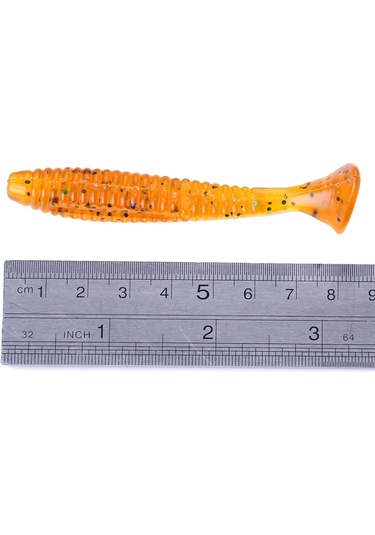 Hengjıa So0205p 5 Adet 8 Cm/5g Vida Kuyruk Yumuşak Balıkçılık Cazibesi Yapay Yemler
