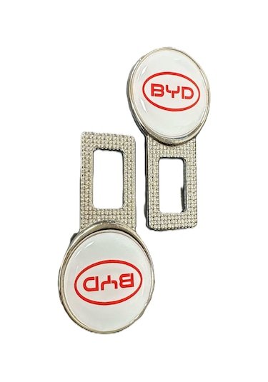 Byd Logolu Ses Susturucu Metal 2 Adet Kırmızı