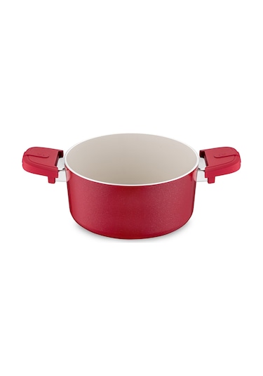 Jumbo Swiss Crystal Red 7 Parça Tencere Seti Kırmızı