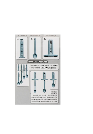 Porsima 4360 6lı Kaydırmalı Kendinden Kaşıklı Sızdırmaz Kapaklı Etiketli Baharatlık Seti - Saklama Kabı Beyaz - Şeffaf