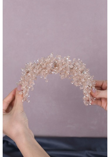 FdayAksesuar En Güzel Gelinlere Özel Barbara Kristal Boncuklu Gelin Saç Aksesuarı FRDY31631