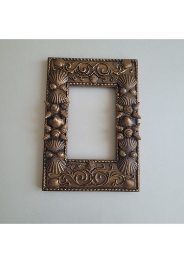 Âric El Yapımı Doğal Deniz Kabuklu Polyester Çerçeve