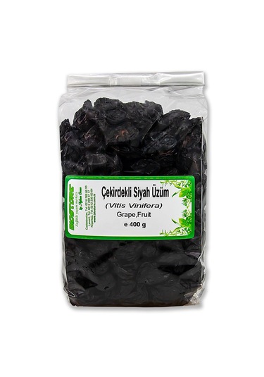 Biostore Çekirdekli Siyah Üzüm 400 G