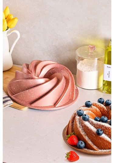 Cake Pro Döküm Rüzgar Gülü Rose Kek Kalıbı Rose