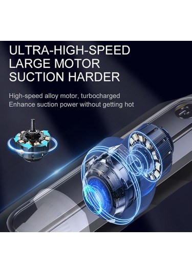 Singree Kablolu/kablosuz Araç Vakumu - Abs Motorlu, 15000pa Emiş Gücü, 200w, 12v