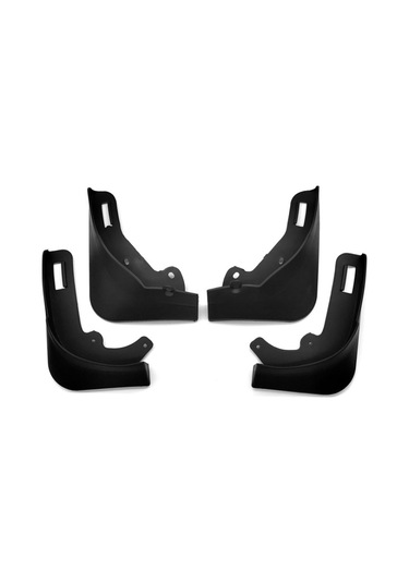 Tesla Model Y Arabası İçin Yumruksuz Ön Ve Arka Tekerlekten Yumuşak Kauçuk Çamurluklar, Stil: Mat Siyah