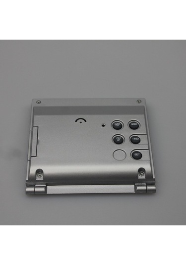 Primepickings Otomatik Arkadan Aydınlatmalı, Takvimli, Sıcaklık Ve Nem İzleyici Büyük Atomik Duvar Saati - Pill A