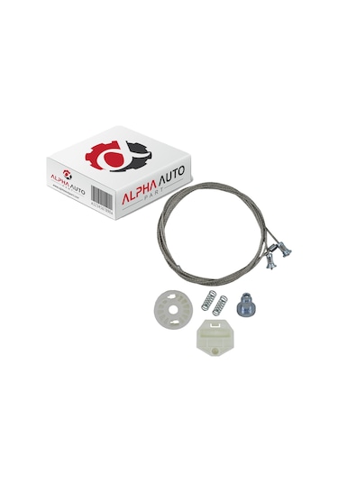 Mercedes W210. S210 için Cam Kriko Teli Arka Sağ Sol Tamir Takımı