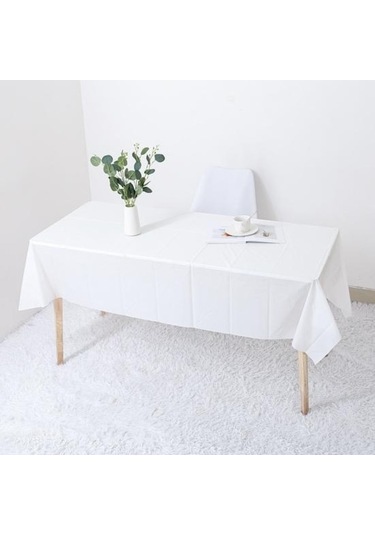 Pembe Dayanıklı Masa Örtüsü Yağa Dayanıklı Düz Renk Koruması - 183 X 137 Pembe