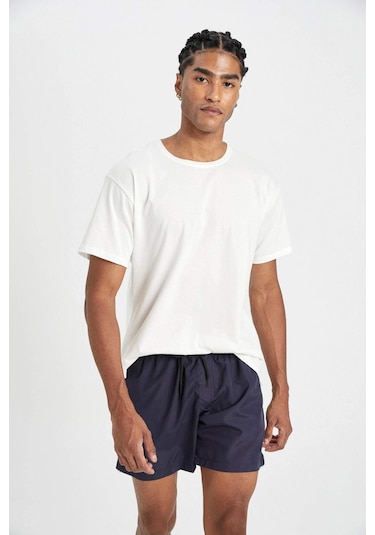 DeFacto File Astarlı Kısa Boy Deniz Şortu X2955AZ24HSIN75