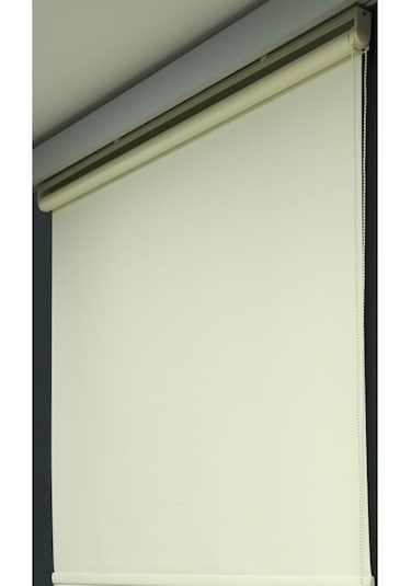 Mat Polyester Krem Güneşlik Stor Perde Ev Ofis Mutfak Perdesi Çocuk Odası Yatak Odası Salon Perdesi Krem