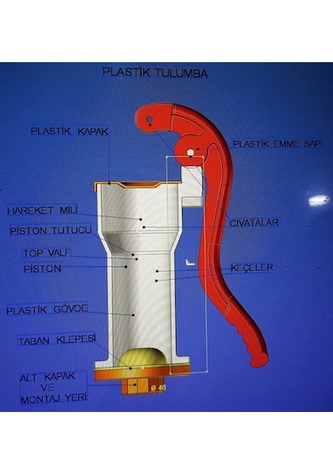 Ymk Plastik 3'' Plastik Su Tulumbası 1-1/2''