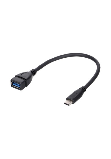 Springsun Usb3.0 Type-c Dönüştürücü Kablosu - Otg Fonksiyonlu, 25cm Siyah, Cep Telefonu Ve Tablet Uyumlu