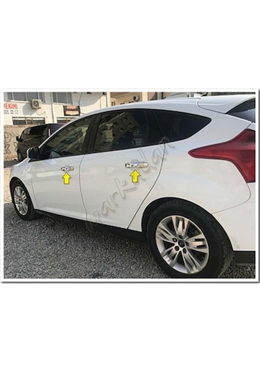 Markadan Ford Focus Sedan Krom Kapı Kolu 2011-2018 4 Kapı  Paslanm