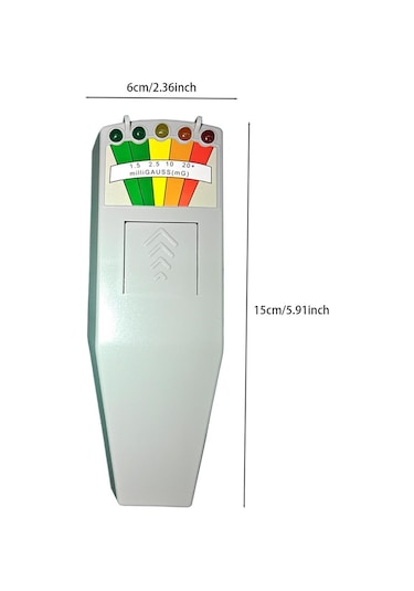 Suntek Elektromanyetik Alan Test Cihazı Emf Dedektörü İç Gri