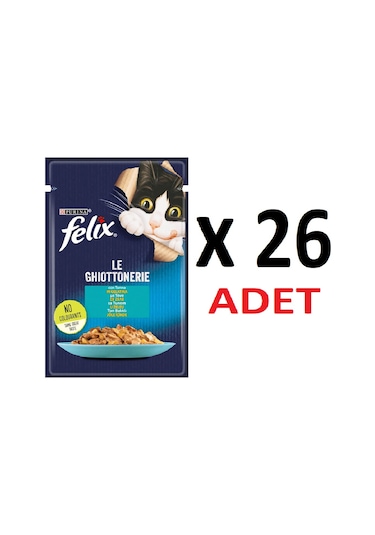 Purina Felix Ton Balıklı Pouch Yetişkin Kedi Maması 26 x 85 G
