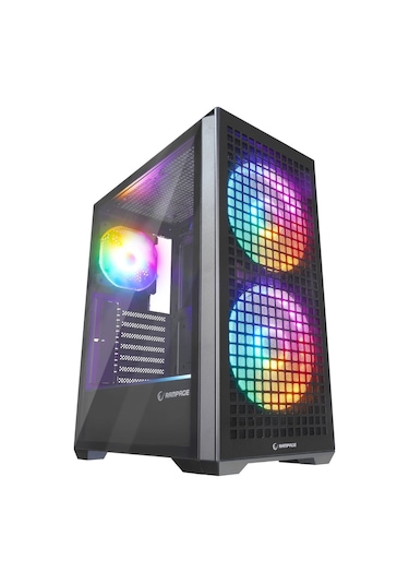 Rampage Gyra V1 Mesh 650 W Rainbow ATX Oyuncu Kasası