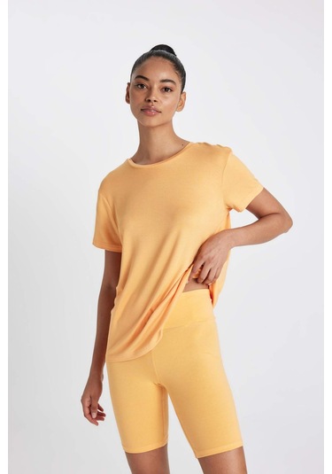 DeFactoFit Biker Beli Saran Sporcu Tayt B9544AX24SMOG607