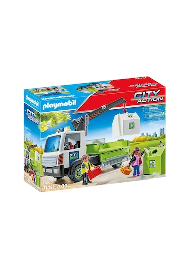 Playmobil Atık Konteyner Taşıma Kamyonu - 71431